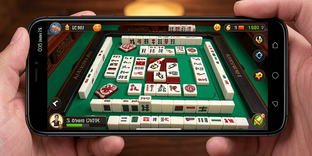 Screenshot gameplay A7777 menunjukkan keseruan bermain Mahjong.