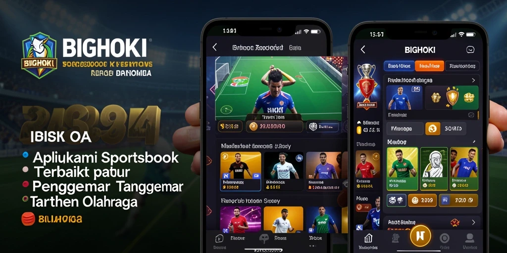 Screenshot BIGHOKI menampilkan gameplay taruhan olahraga yang mengasyikkan.