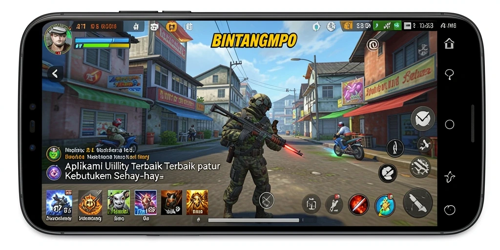 Tampilan antarmuka pengguna BINTANGMPO yang intuitif dan menarik.