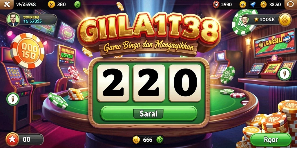 Screenshot gameplay GILA138 yang menampilkan suasana seru Bingo.