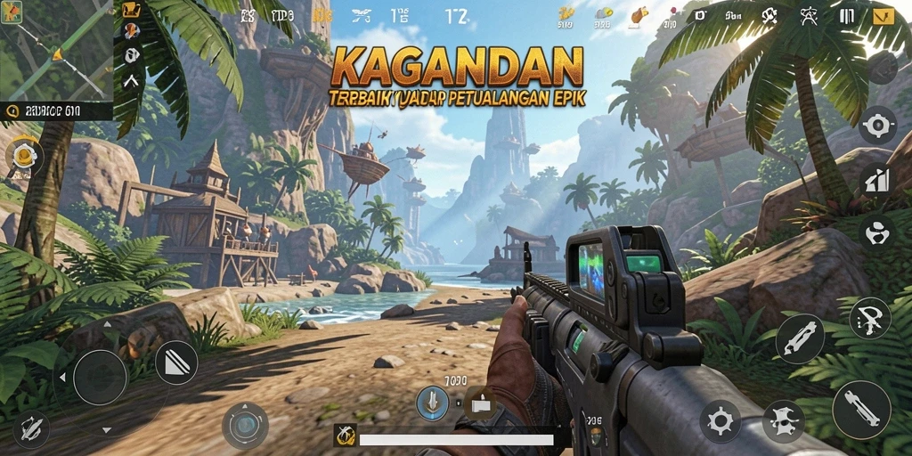 Tangkapan layar gameplay KAGANDAN yang mendebarkan dan penuh aksi.
