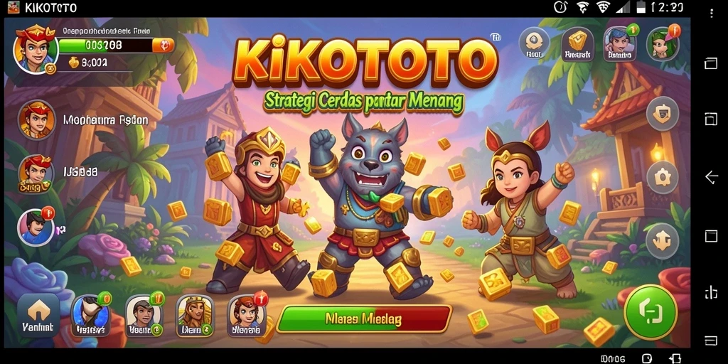 Tampilan gameplay KIKOTOTO yang menampilkan strategi mendalam.