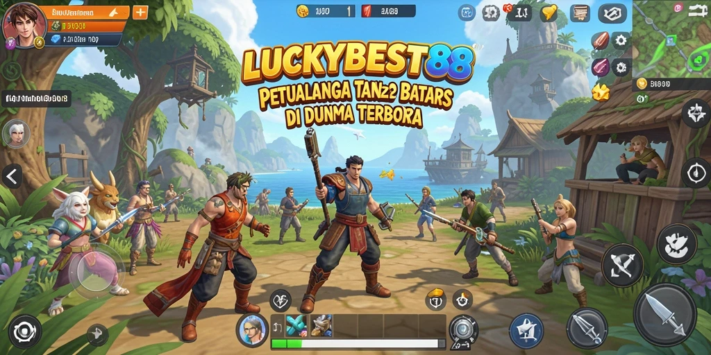 Gameplay menawan dari LUCKYBEST88 di dunia terbuka.