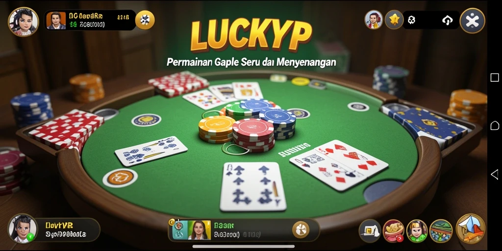 Tampilan gameplay LUCKYRP yang seru dan menarik.