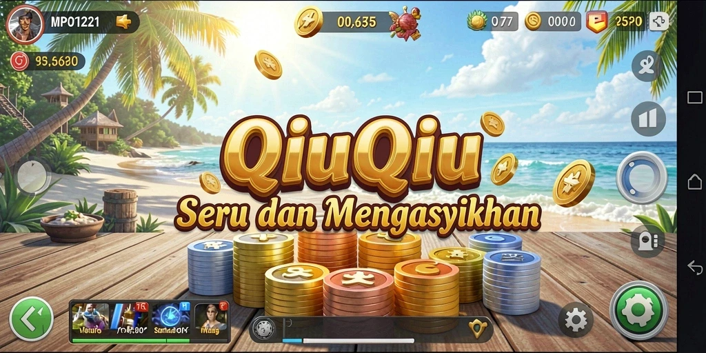 Tampilan gameplay seru dari MPO1221 QiuQiu.