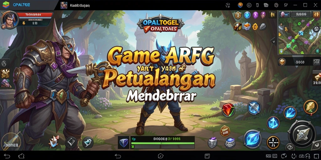 Screenshot menampilkan aksi pertarungan epik dalam OPALTOGEL.
