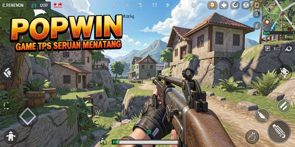 Tampilan gameplay seru dan dinamis dari POPWIN.