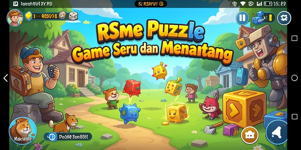 Tampilan gameplay RSNVIP8 menampilkan berbagai tantangan Puzzle yang menarik.