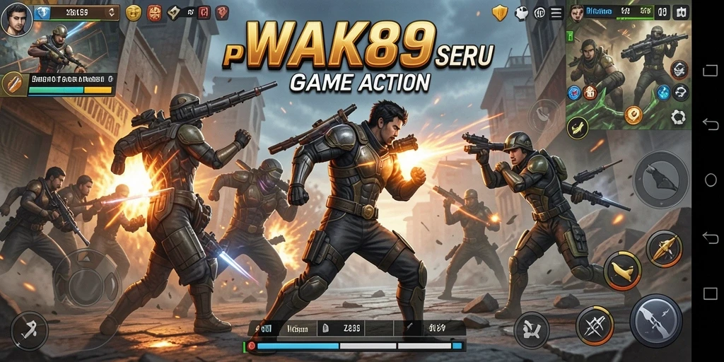 Screenshot gameplay <strong>WAK89</strong> menampilkan aksi seru dalam pertarungan.